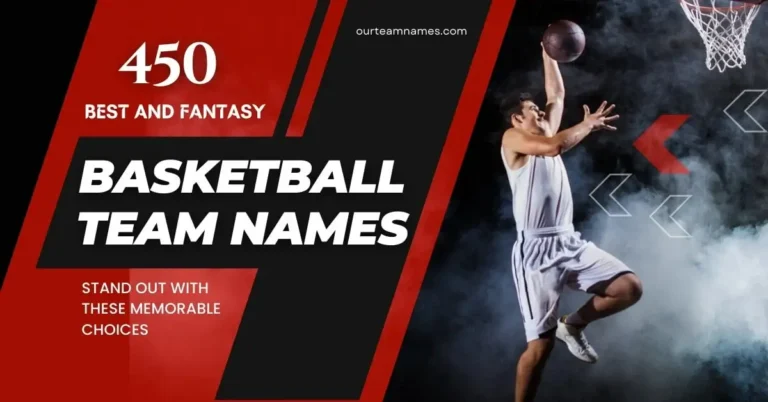 450+ Best and Fantasy Basketball Team Names for a Winning Team Identity
