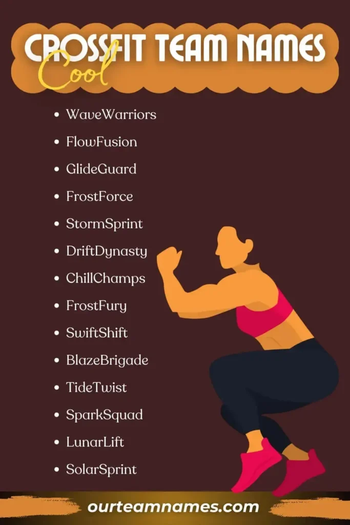 explore the best catchy crossfit team names for boys, girls, and coed groups, perfect for those seeking funny, cool, clever, and unique team names at ourteamnames.com. #CrossFit #TeamNames #Fitness #WorkoutGroups #TeamSpirit