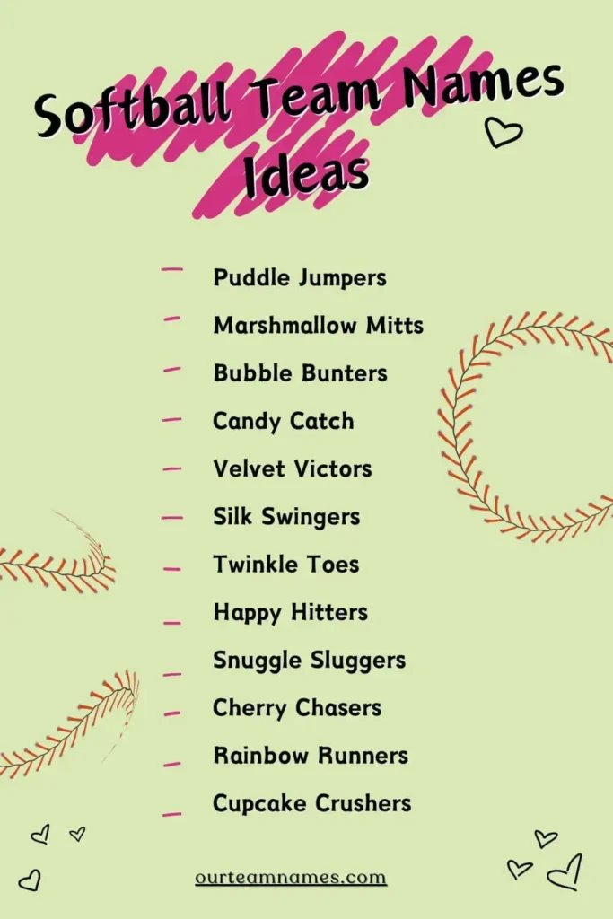 Dive into ourteamnames.com for 405+ Top Softball Team Names, offering unique, best, and funny selections for youth and fantasy squads. A fresh take on naming your team. #TopSoftballTeamNames #UniqueSoftball #BestTeamNames #FunnySoftballNames #YouthSoftballIdeas