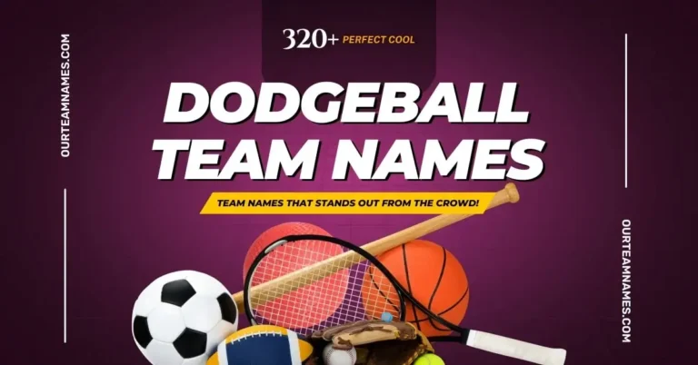 explore dodgeball team names: from good to awesome, unique, cute, and movie-inspired, to Christmas, dirty, and cool & catchy at ourteamnames.com #Dodgeball #TeamNames #Unique #Cute #CoolCatchy