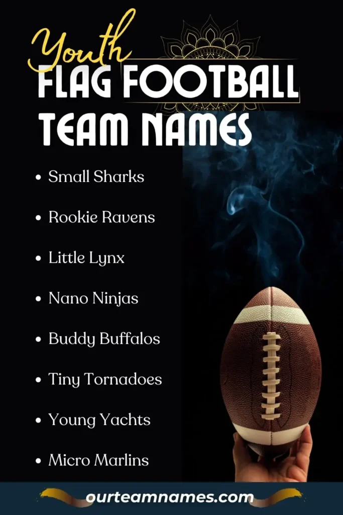 explore the ultimate flag football team names - from funny, cool, and creative, to catchy and good names at ourteamnames.com