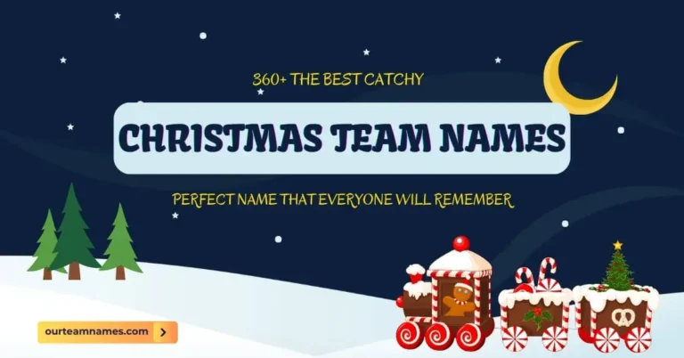 370+ Cool & Funny Christmas Team Names to Remember