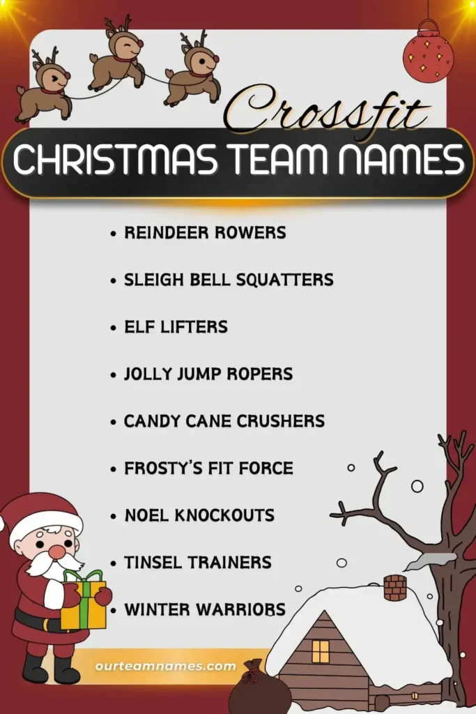 explore our collection of festive christmas team names for trivia, work, parties, games, and crossfit at ourteamnames.com. perfect for adding a spark to your holiday celebrations. #ChristmasTeamNames #HolidayFun #TeamSpirit #FestiveGames #WorkParty
