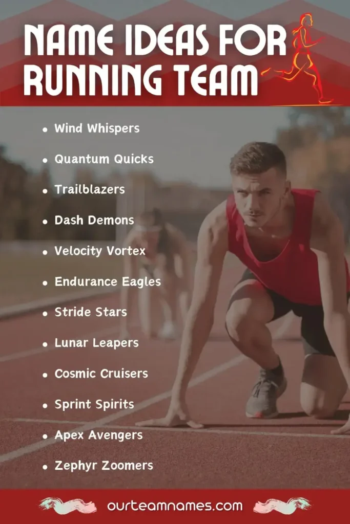 Find 300+ cool and catchy running team names for every style: unique, creative, funny, and seasonal at ourteamnames.com. #RunningTeamNames #CoolRunning #CatchyNames #CreativeRunners #TeamInspiration