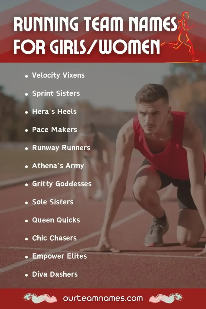 Find 300+ cool and catchy running team names for every style: unique, creative, funny, and seasonal at ourteamnames.com. #RunningTeamNames #CoolRunning #CatchyNames #CreativeRunners #TeamInspiration