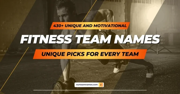 430+ Best & Creative Fitness Team Names for Every Challenge