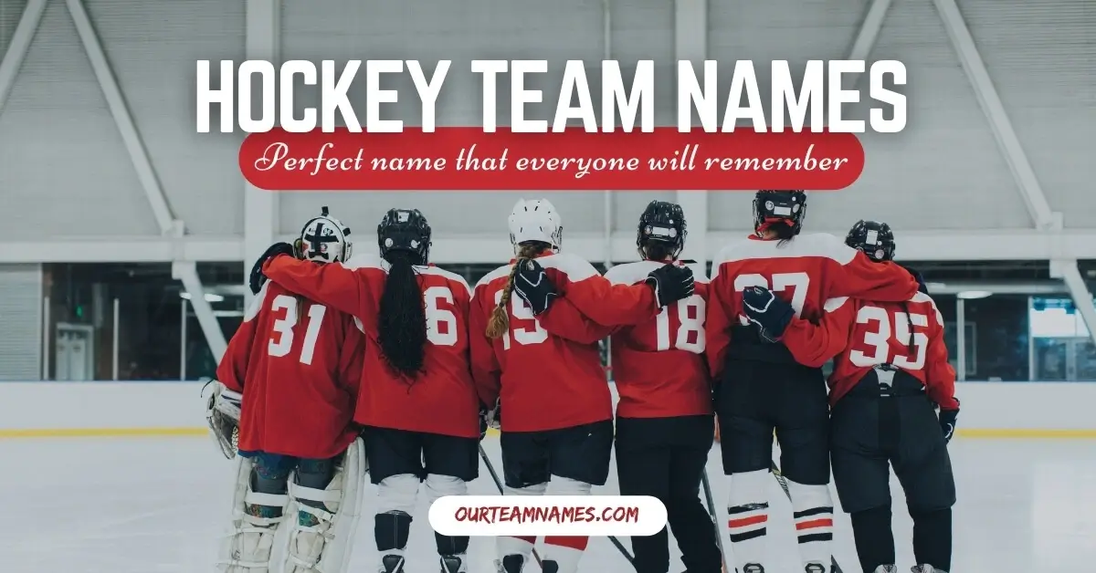 explore the world of hockey team names at ourteamnames.com, where creativity meets the ice. #Hockey #TeamNames #SportsBranding #IceHockey #CreativeNames