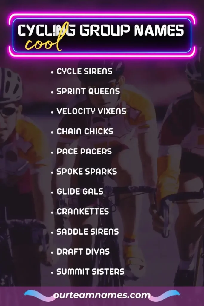 explore the best pro cycling team names & biking group ideas for memorable rides-including unique-funny-cool-and women's inspirations at ourteamnames.com. #CyclingTeamNames #BikingGroups #UniqueNames #FunnyCycling #WomenCyclists