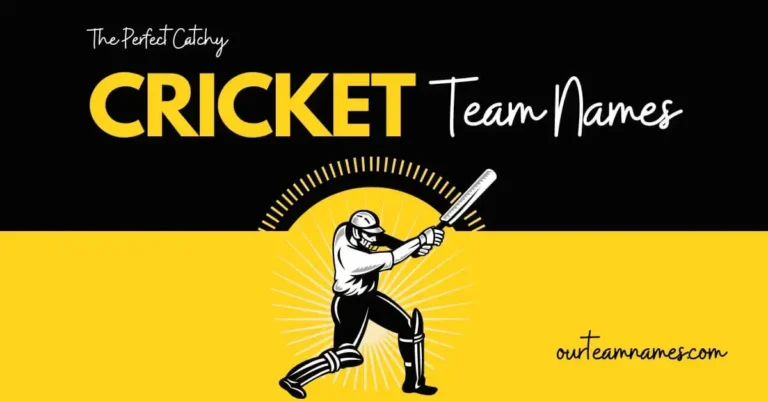 230+ The Perfect Catchy Cricket Team Names List To Score Big