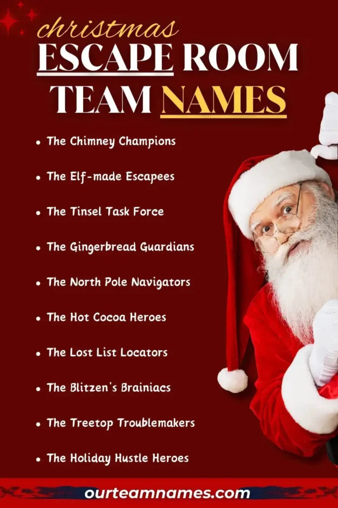 explore unique escape room team names at ourteamnames.com, perfect for any themed adventure. #TeamNames #EscapeRoom #PuzzleGames #GroupFun #OurTeamNames