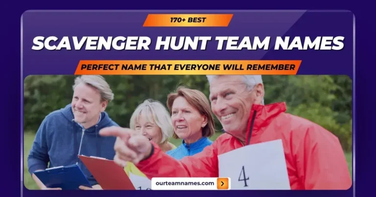 explore the best scavenger hunt team names ideas at ourteamnames.com. #treasurehunt #teamnames #funny #creative #scavengerhunt