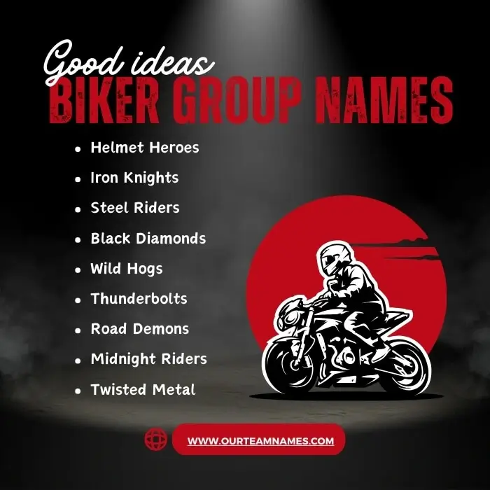 Catchy Biker Group Names: Cool Ideas for Your Motorcycle Club