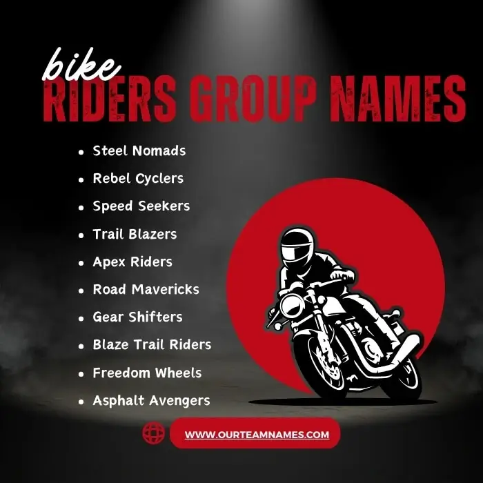 Catchy Biker Group Names: Cool Ideas for Your Motorcycle Club