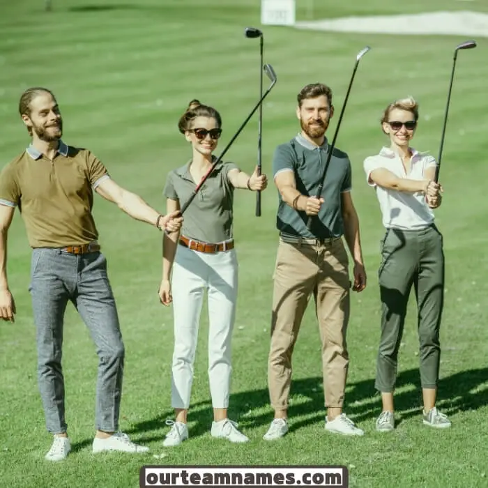 golf team names ideas at ourteamnames.com, featuring creative, unique, funny, cool, and catchy names to make your team stand out