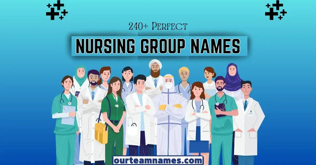 Explore the best Nursing Group Names with creative, funny, unique, cool ideas for students, and team chats. Find your perfect nursing name today!